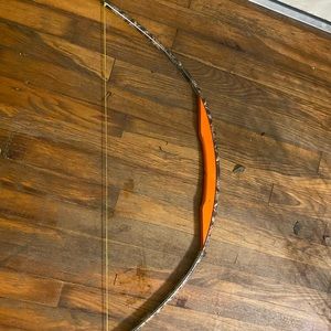 Orange/camo kids bow